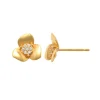Örhängen Sparkling Flower 18K Guld