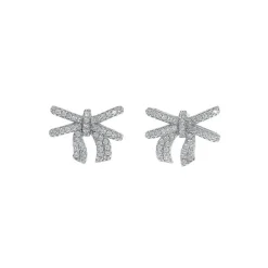 Örhängen Sparkling Rosette Silver