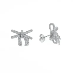 Örhängen Sparkling Rosette Silver