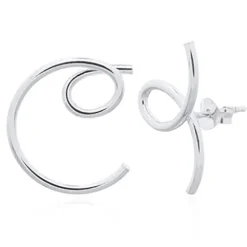 Örhängen Twisted Silver