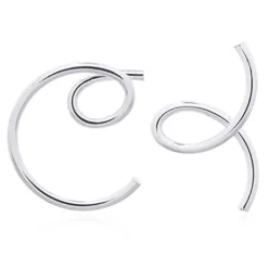 Örhängen Twisted Silver