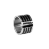 Ring Black & White Stål