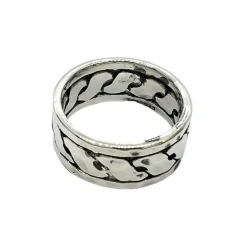 Ring Cool Oxiderat Silver