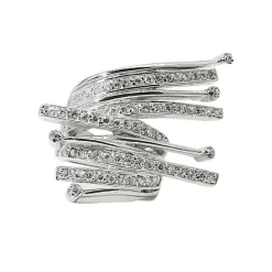 Ring Cool Sparkling Silver