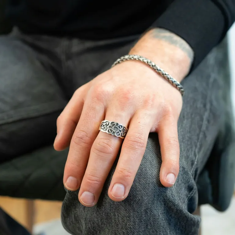 Ring Details Oxiderat Silver