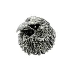 Ring Eagle Oxiderat Silver
