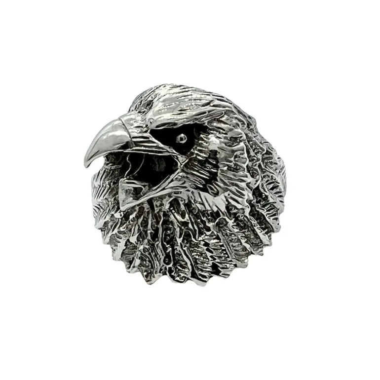 Ring Eagle Oxiderat Silver