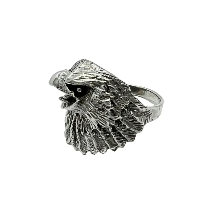 Ring Eagle Oxiderat Silver