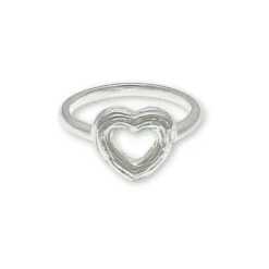 Ring Heart Silver