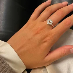 Ring Heart Silver