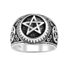 Ring Infinity Star Oxiderat Silver