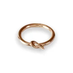 Ring Knot Roséförgyllt Sterlingsilver