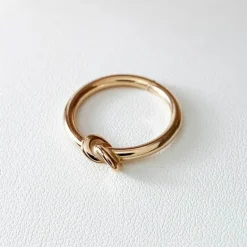 Ring Knot Roséförgyllt Sterlingsilver