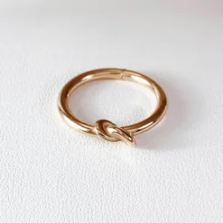 Ring Knot Roséförgyllt Sterlingsilver