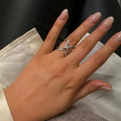 Ring Korall Silver