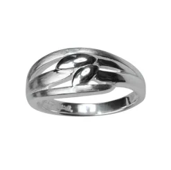 Ring Leaf Silver