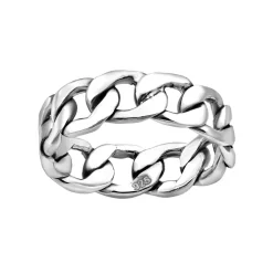 Ring Pansar Oxiderat Silver