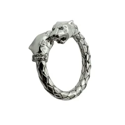 Ring Panther Rhodinerat Silver