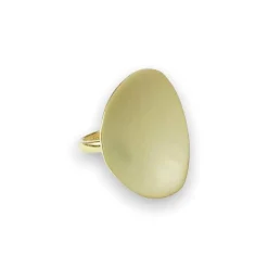 Ring Plate Förgyllt Silver