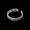 Ring "Omnia Tempus Habent" Oxiderat Silver