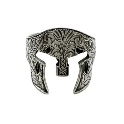 Ring Roman Helmet Silver