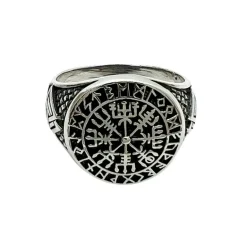 Ring Runes Oxiderat Silver