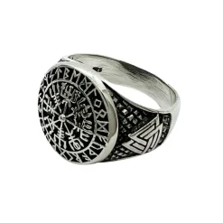 Ring Runes Oxiderat Silver