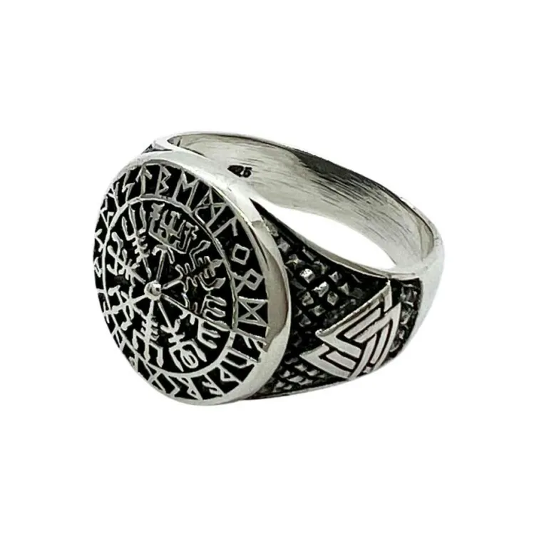 Ring Runes Oxiderat Silver