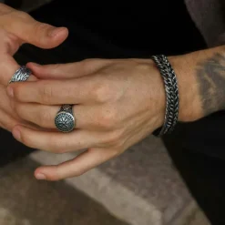 Ring Runes Oxiderat Silver