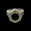 Ring Screwnut Oxiderat Silver