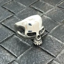 Ring Skull Oxiderat Silver