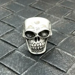 Ring Skull Oxiderat Silver