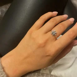Ring Snowflake Silver