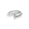 Ring Spike Sparkling Silver