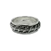 Ring Spinning Barbed Wire Oxiderat Silver
