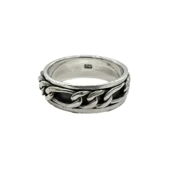 Ring Spinning Figaro Oxiderad Silver