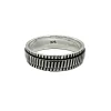 Ring Spinning Stripes Oxiderat Silver