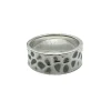Ring Spots Oxiderat Silver