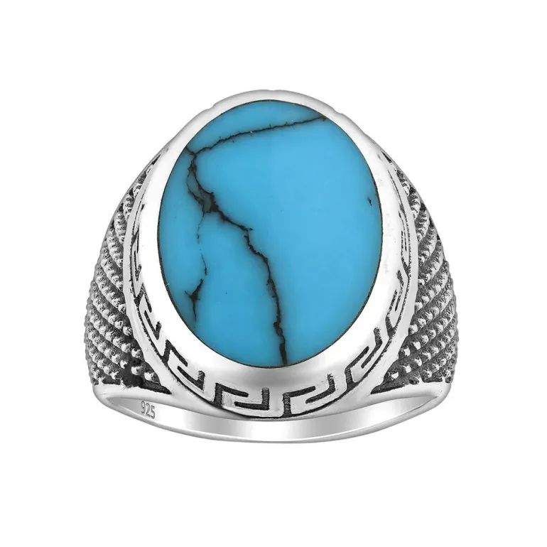 Ring Turquoise Oxiderat Silver