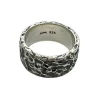 Ring Uneven Oxiderat Silver