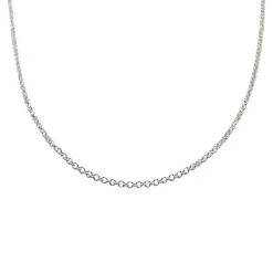 Rund Ankarkedja Silver - 1,1 mm