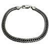 Rävsvanslänk Oxiderat Silver - Armband