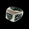 Signetring Cool Oxiderat Silver