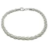 Spigalänk Armband Silver - 4 mm