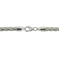 Spigalänk Halsband Silver - 4 mm