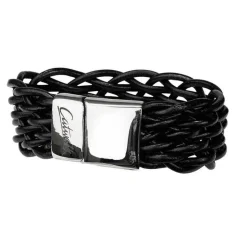 Svart Läderarmband