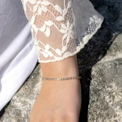 Tennisarmband Champagne Silver - 3 mm
