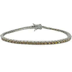 Tennisarmband Champagne Silver - 2 mm