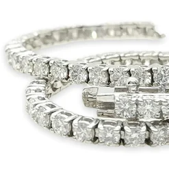 Tennisarmband Diamonds 18K Vitguld - 3,0 ct