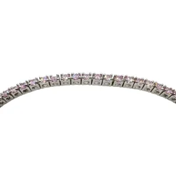 Tennisarmband Pink Silver - 2 mm